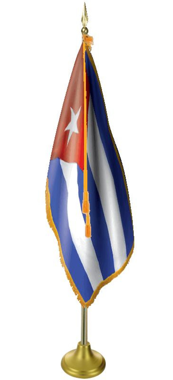  Cuba 11' Presentation Flag & Flagpole Set 