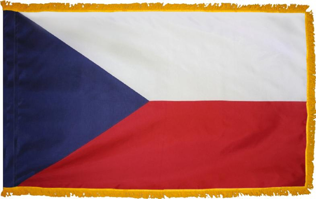  Czechia 11' Presentation Flag & Flagpole Set 