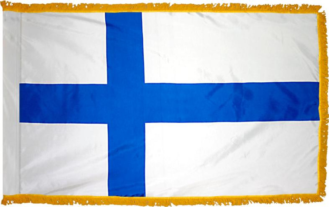  Finland 11' Presentation Flag & Flagpole Set 