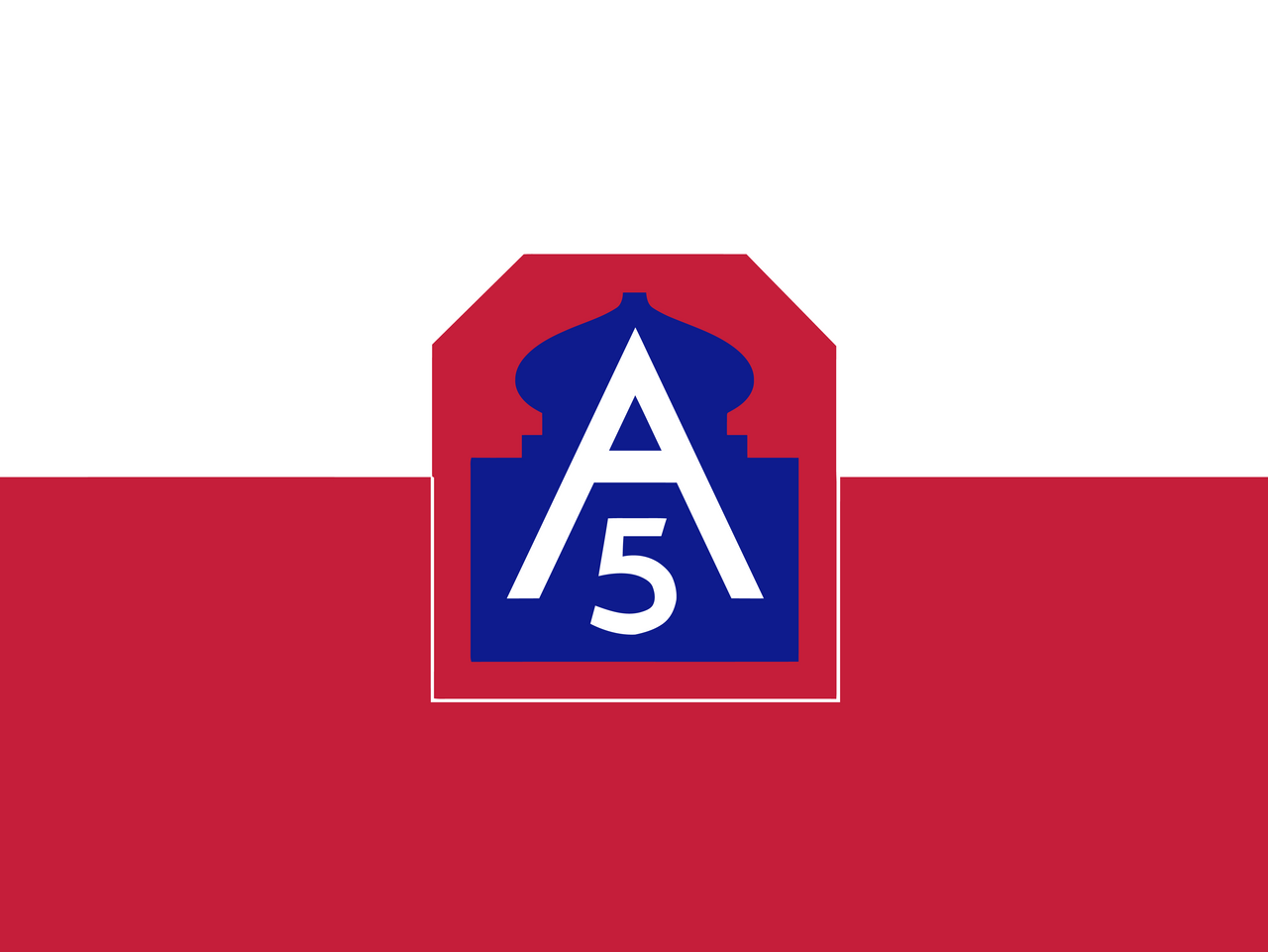 US Army North Flag, 2' x 3', Nylon Hemmed on all 4 sides with light blocking inner liner and blank back, ARNorth2X3H4S