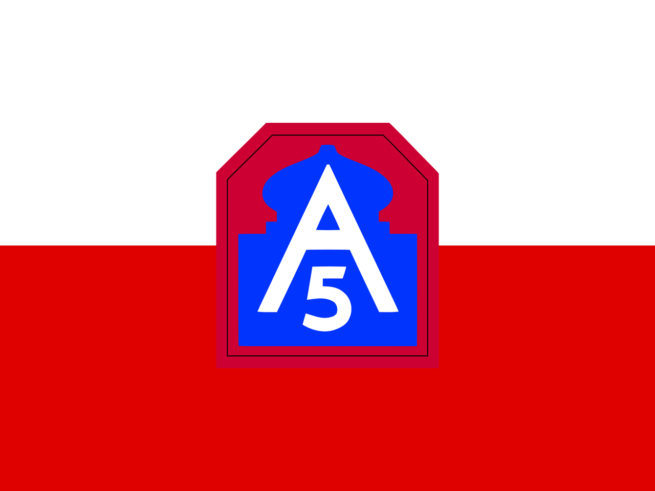 Army North Flag, 2' x 3', Nylon Applique, Hemmed on all 4 sides, ARNorthNYAPP2X3H4S (Open Market)
