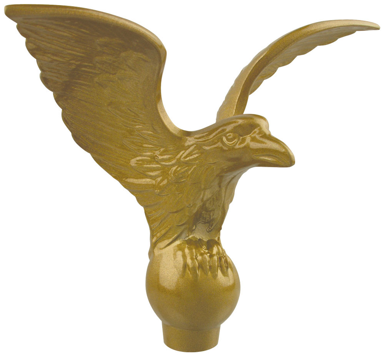 Gold Powder Coated Metal Eagle Ornament