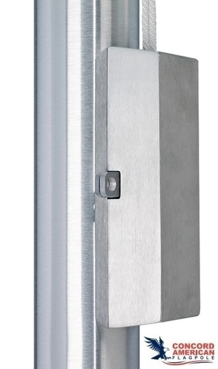 Cleat Cover Box for External Halyard Flagpoles