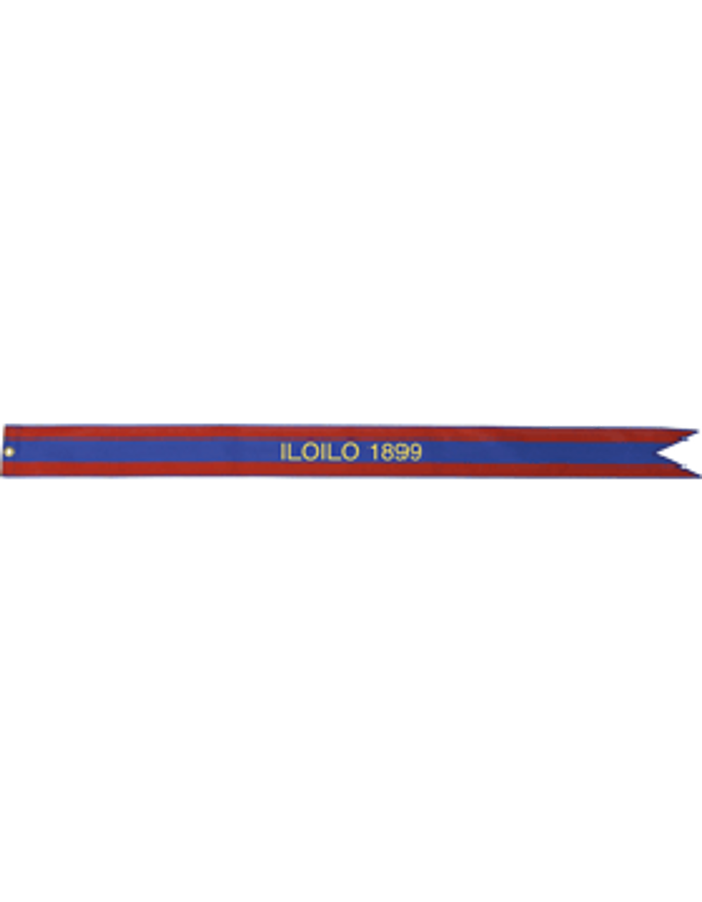 Battle Streamer for U.S. Army Flag, 2 3/4“ x 4’, Iloilo 1899