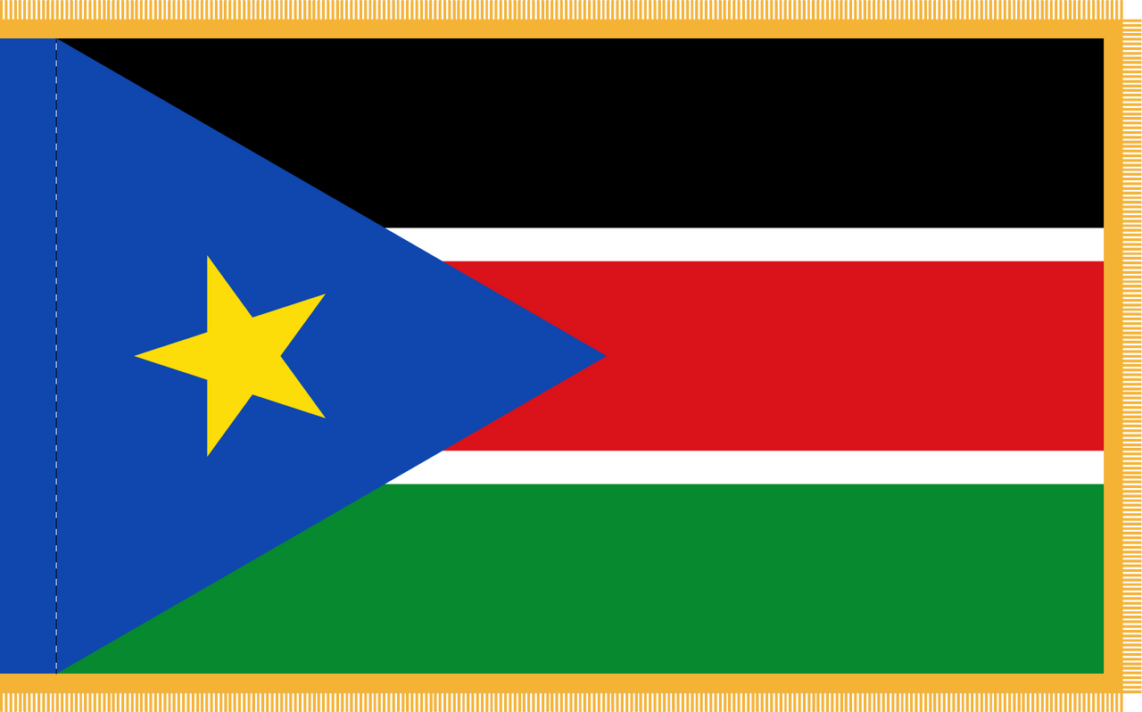 South Sudan (UN) Indoor Flag Nylon