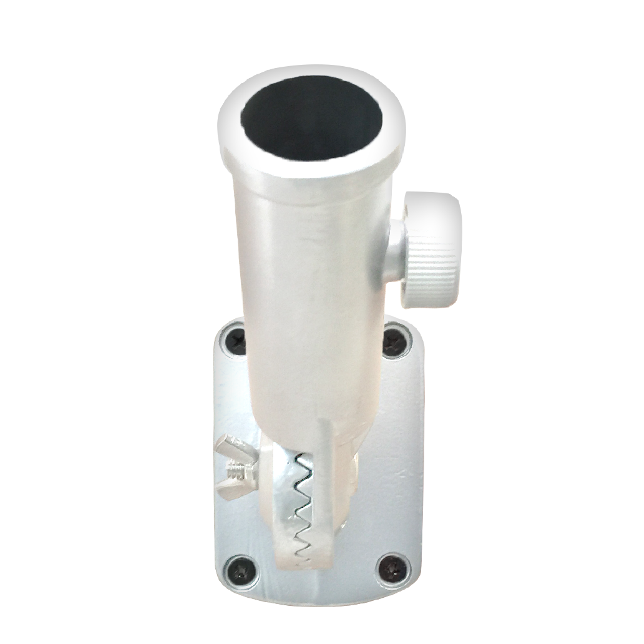  Adjustable Cast Flagpole Mounting Bracket-White