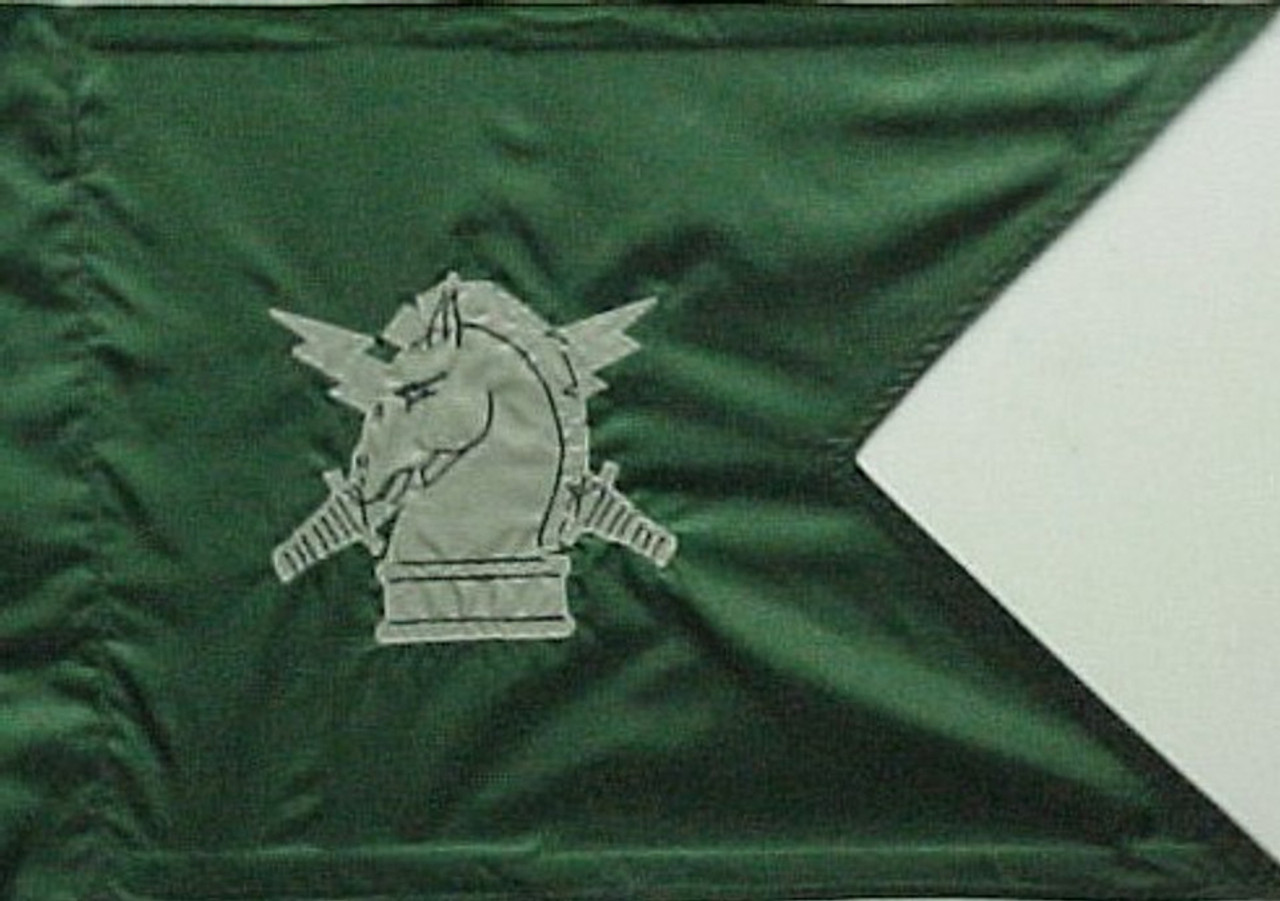 U.S. Army Psychological Operations Guidon Flag, Nylon Applique, PoleHem with Swallowtail, Size 20" x 27.75"