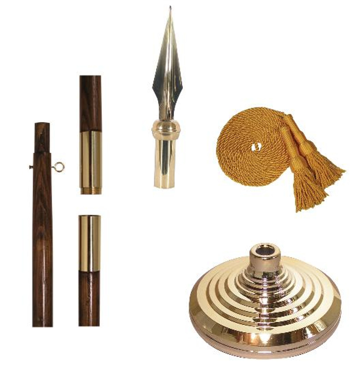  Georgia Presentation Flag & Flagpole Set 