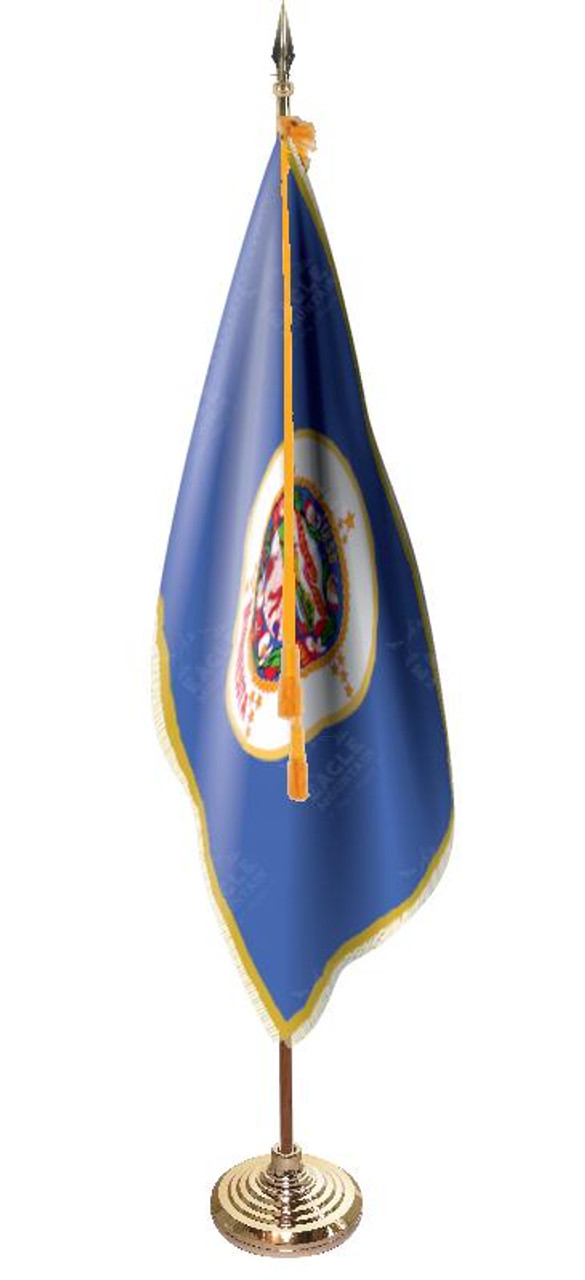 Minnesota Presentation Flag & Flagpole Set 