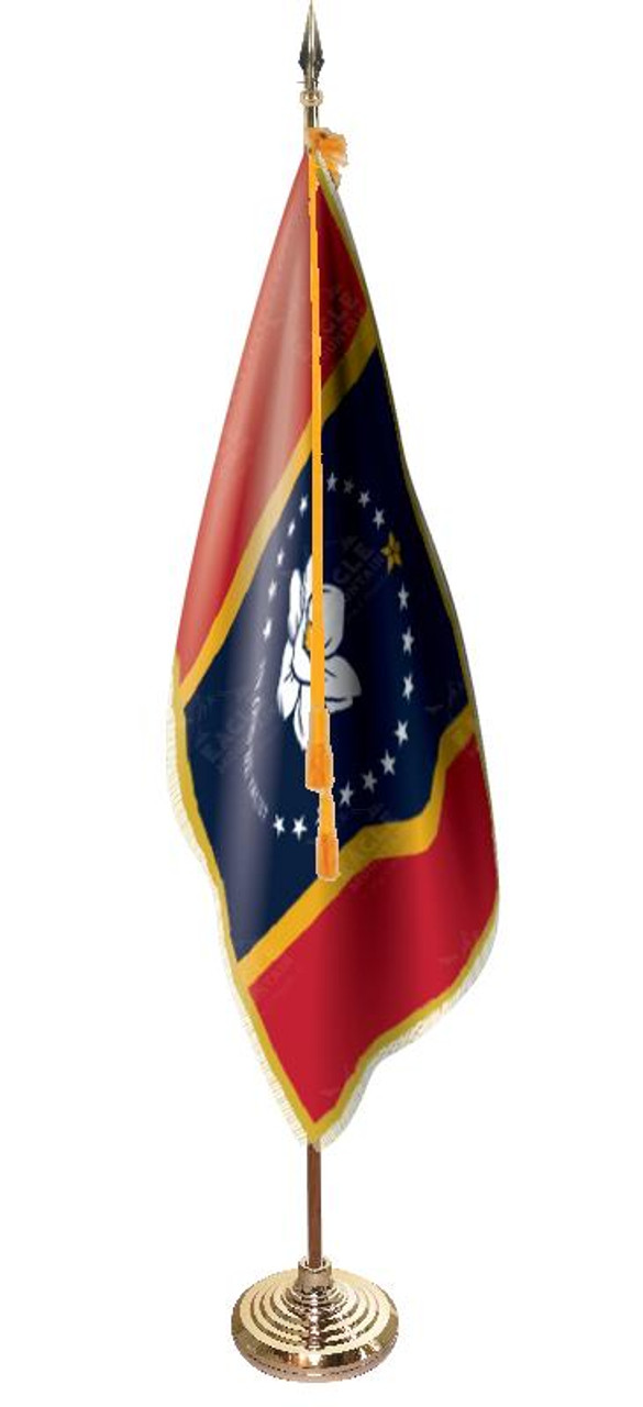  Mississippi Presentation Flag & Flagpole Set 