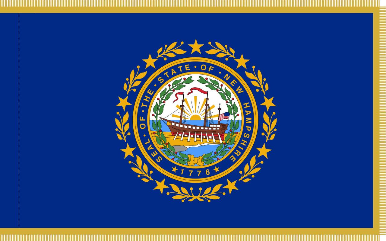  New Hampshire Presentation Flag & Flagpole Set 
