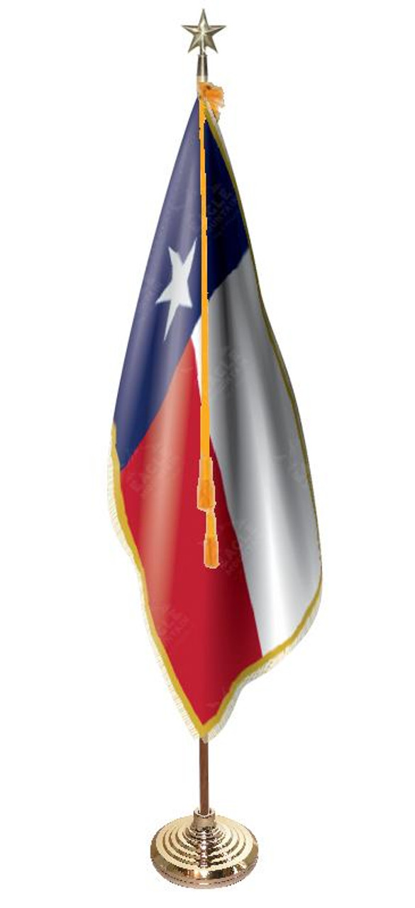 Texas Presentation Flag & Flagpole Set   Texas Presentation Flag & Flagpole Set