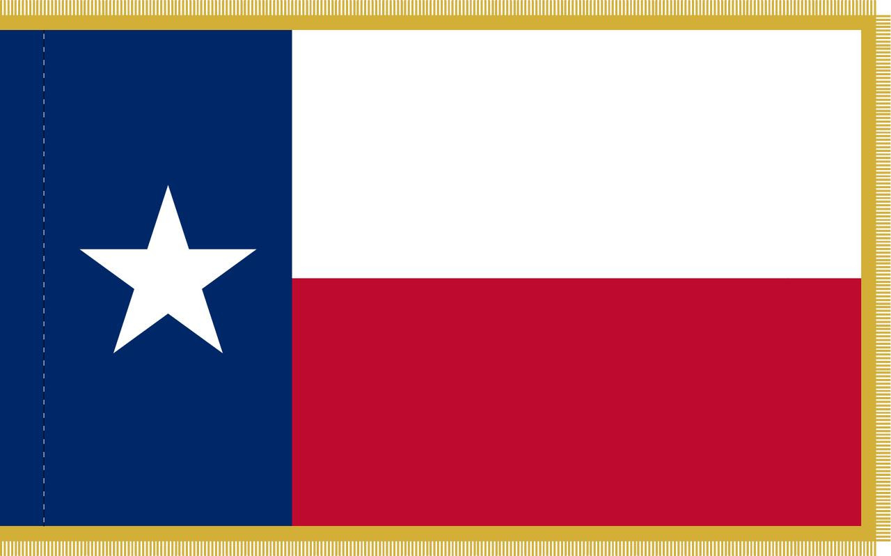 Texas Presentation Flag & Flagpole Set   Texas Presentation Flag & Flagpole Set