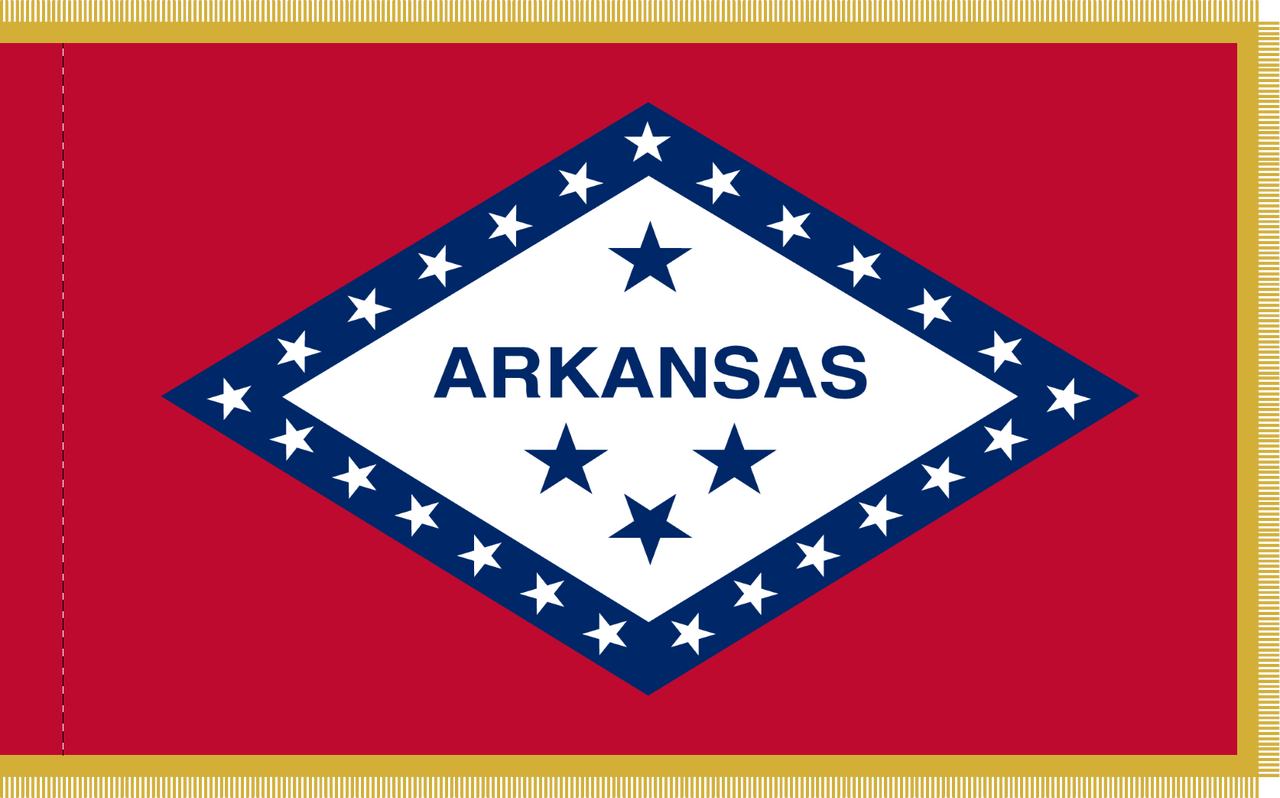 Arkansas Indoor State Flag