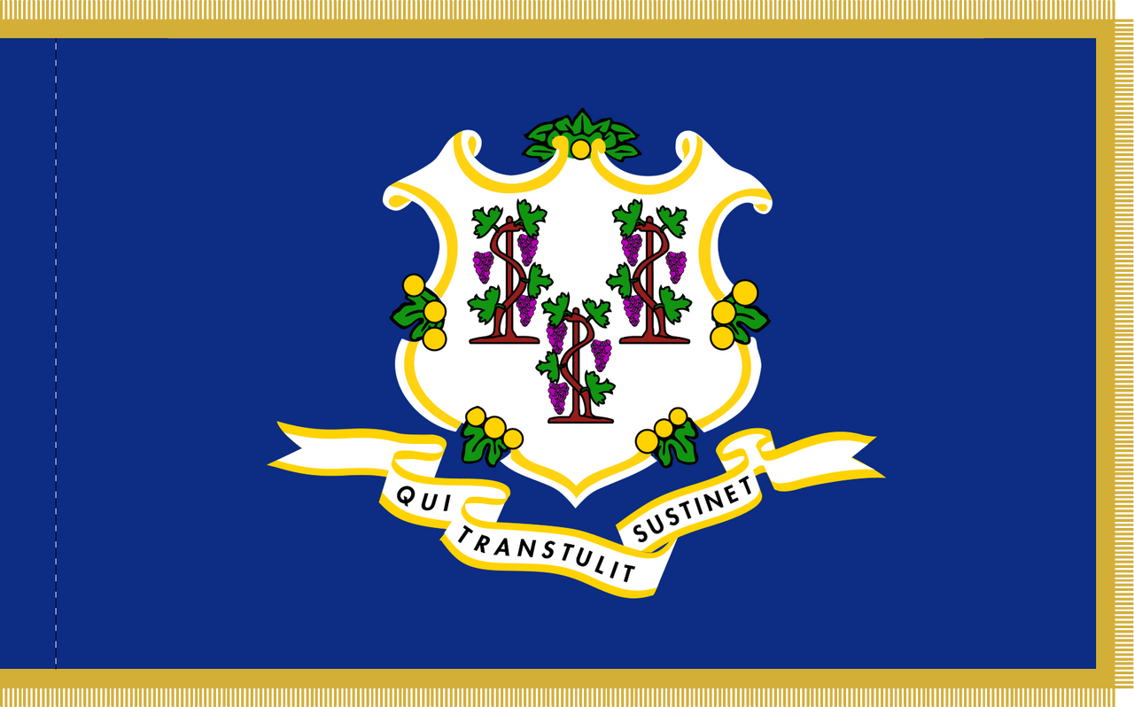 Connecticut Indoor State Flag