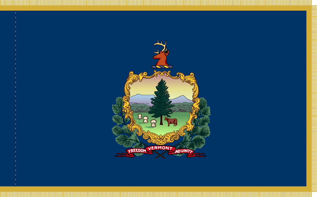 Vermont Indoor State Flag