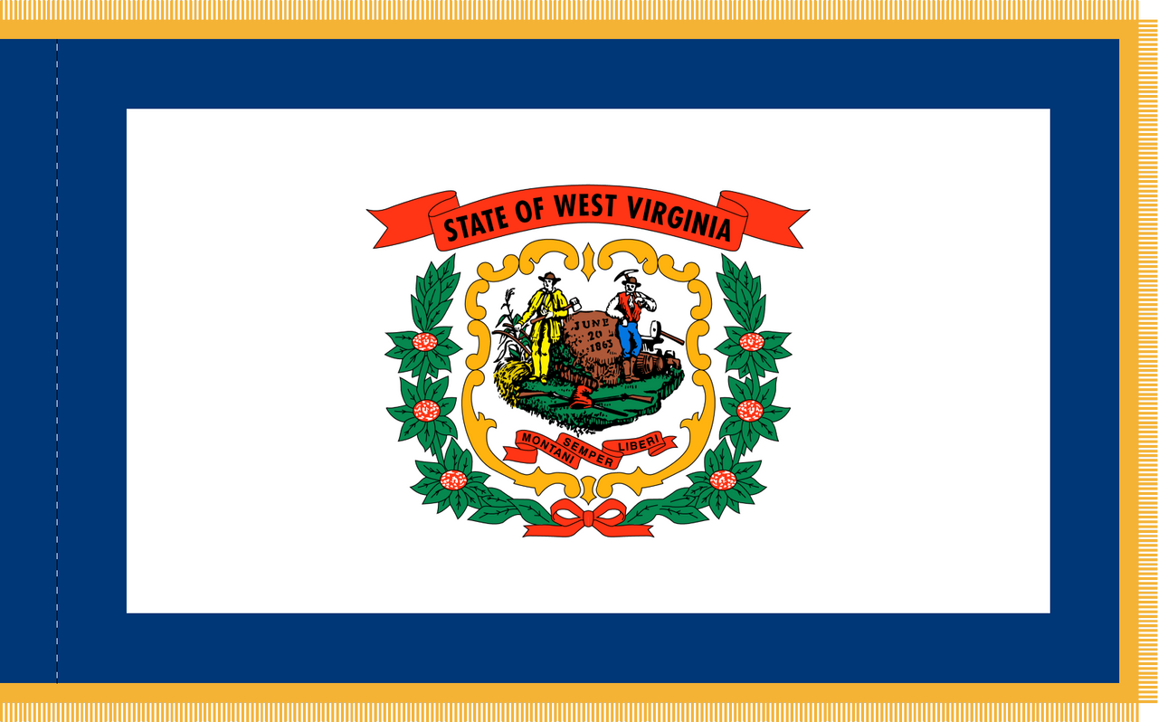 West Virginia Indoor State Flag