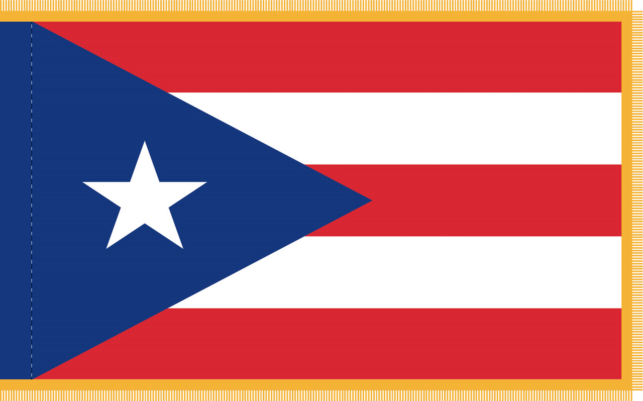 Puerto Rico Indoor State Flag