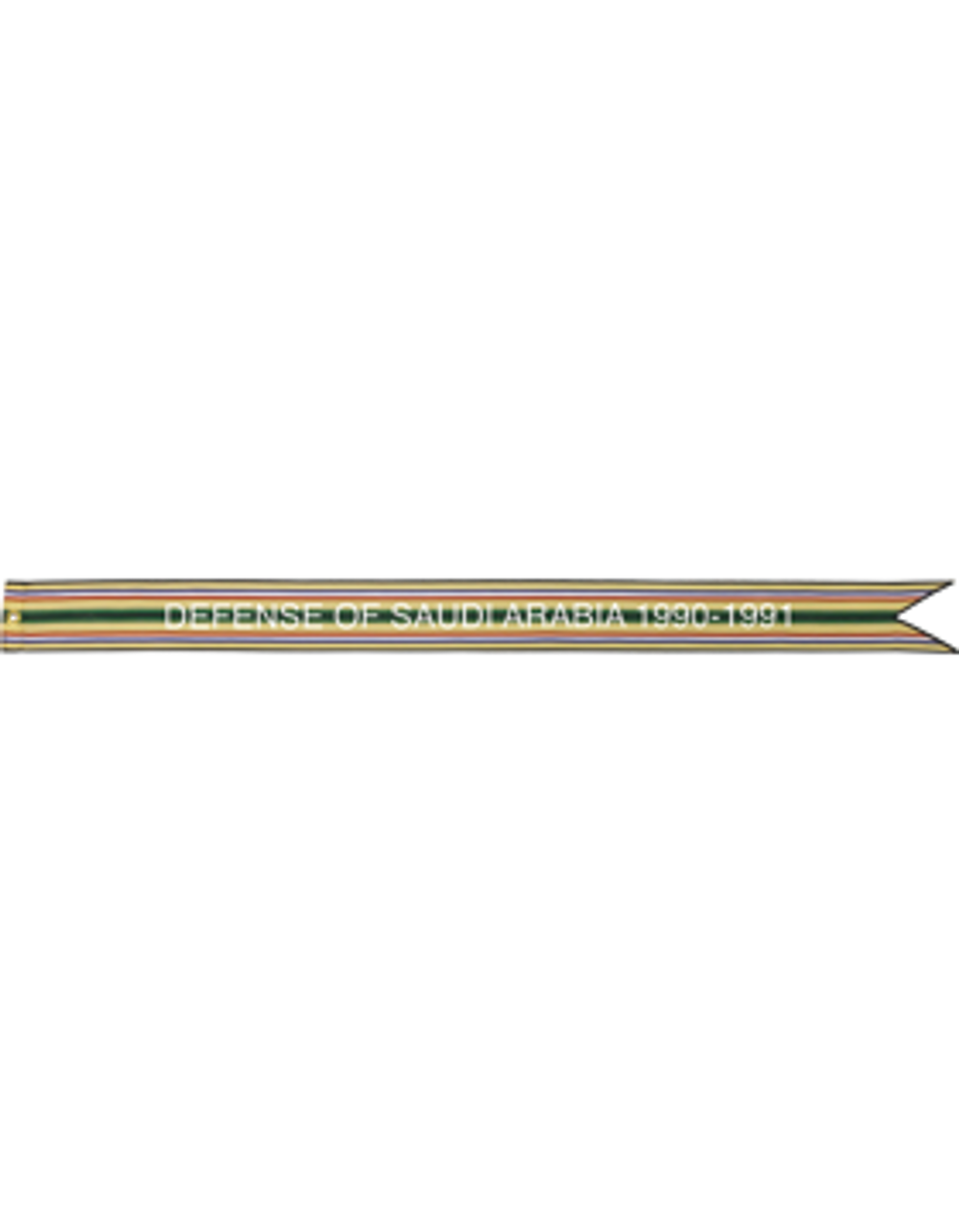 US Space Force Battle Streamer Southwest Asia Service DEFENSE OF SAUDI ARABIA 1990-1991