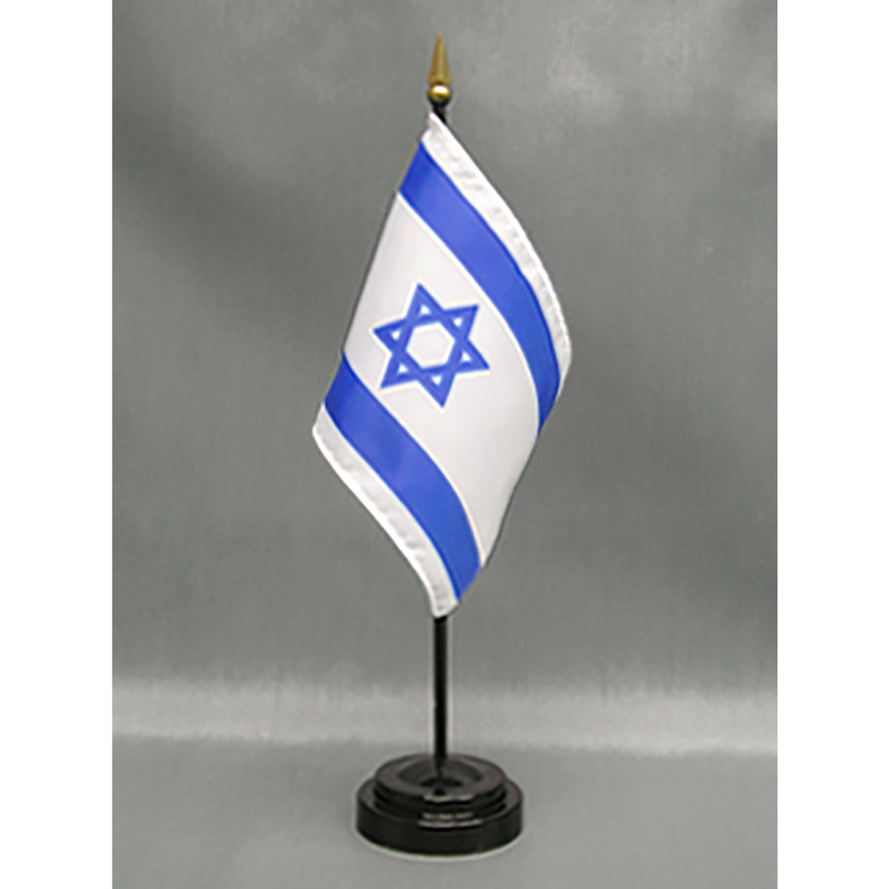 Israel Stick Flag 4"x6" E-Gloss (Stand Sold Separately)