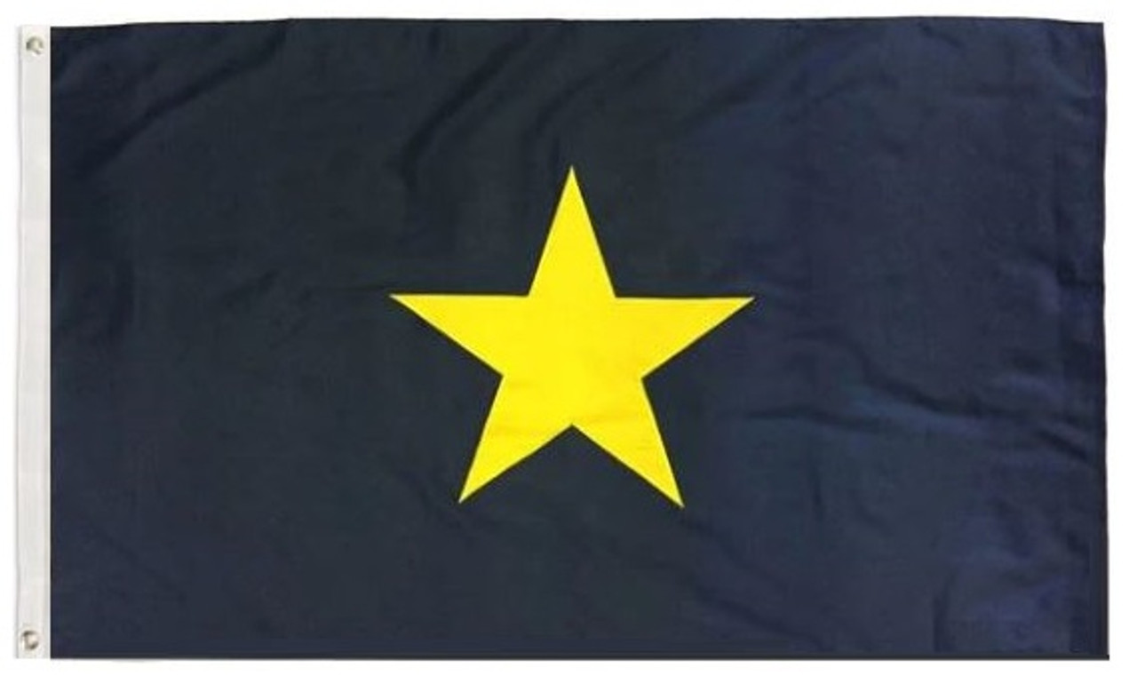 Burnet Flag, 3' x 5', Applique Poly with Header & Grommets