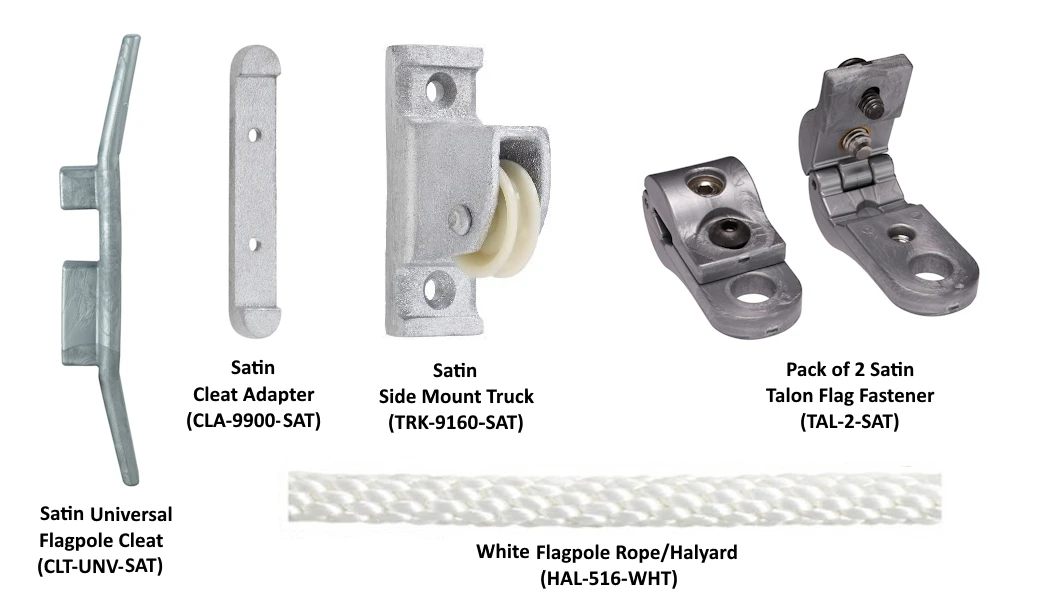 Complete Side Mount Flagpole Kit