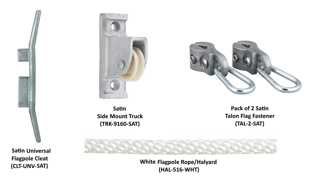 Complete Side Mount Flagpole Kit