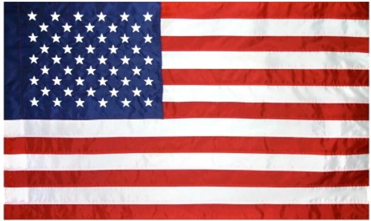 American Flag, 3' x 4', Nylon with Pole Hem