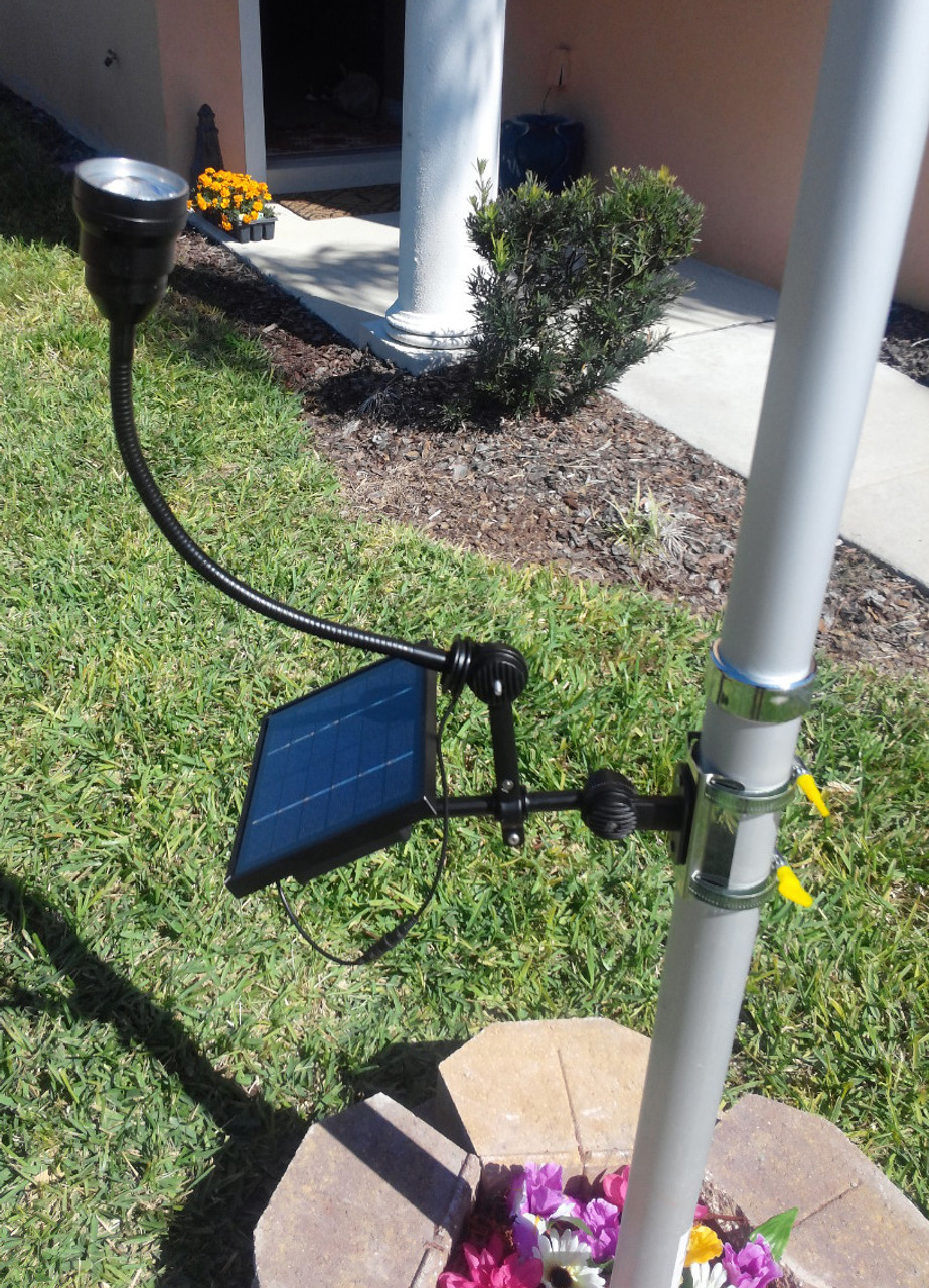 PolePal Patriot Solar Light Large Pole Mount (Clearance Item)
