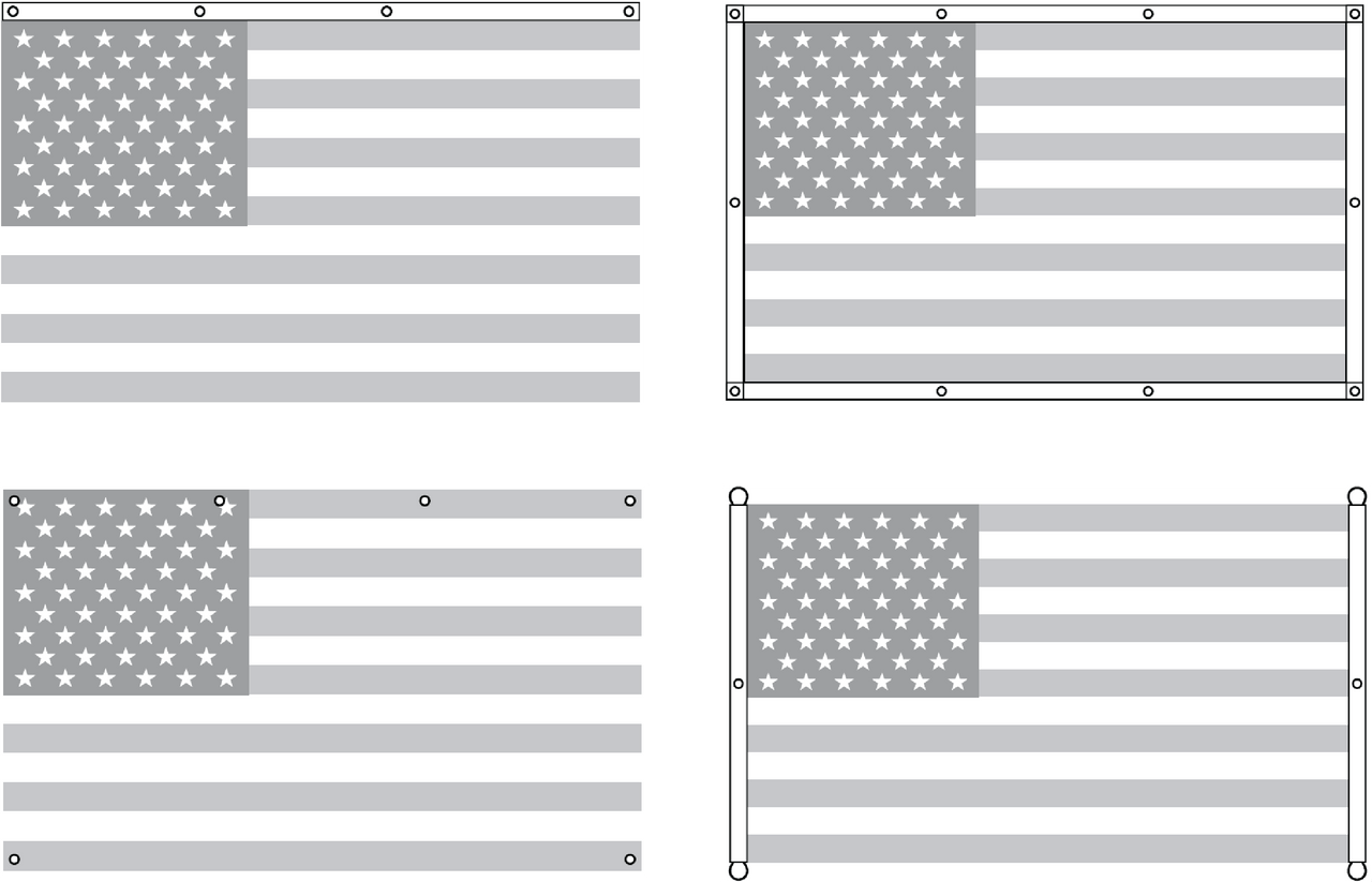 Modified American Flags