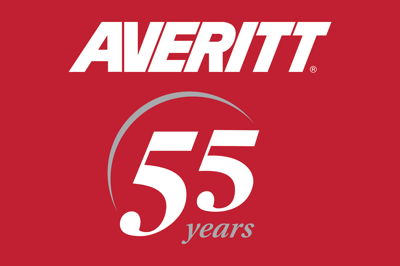 4' x 6' Custom Digitally Printed Double Sided Nylon with Header and Grommets, "Averitt 55th"