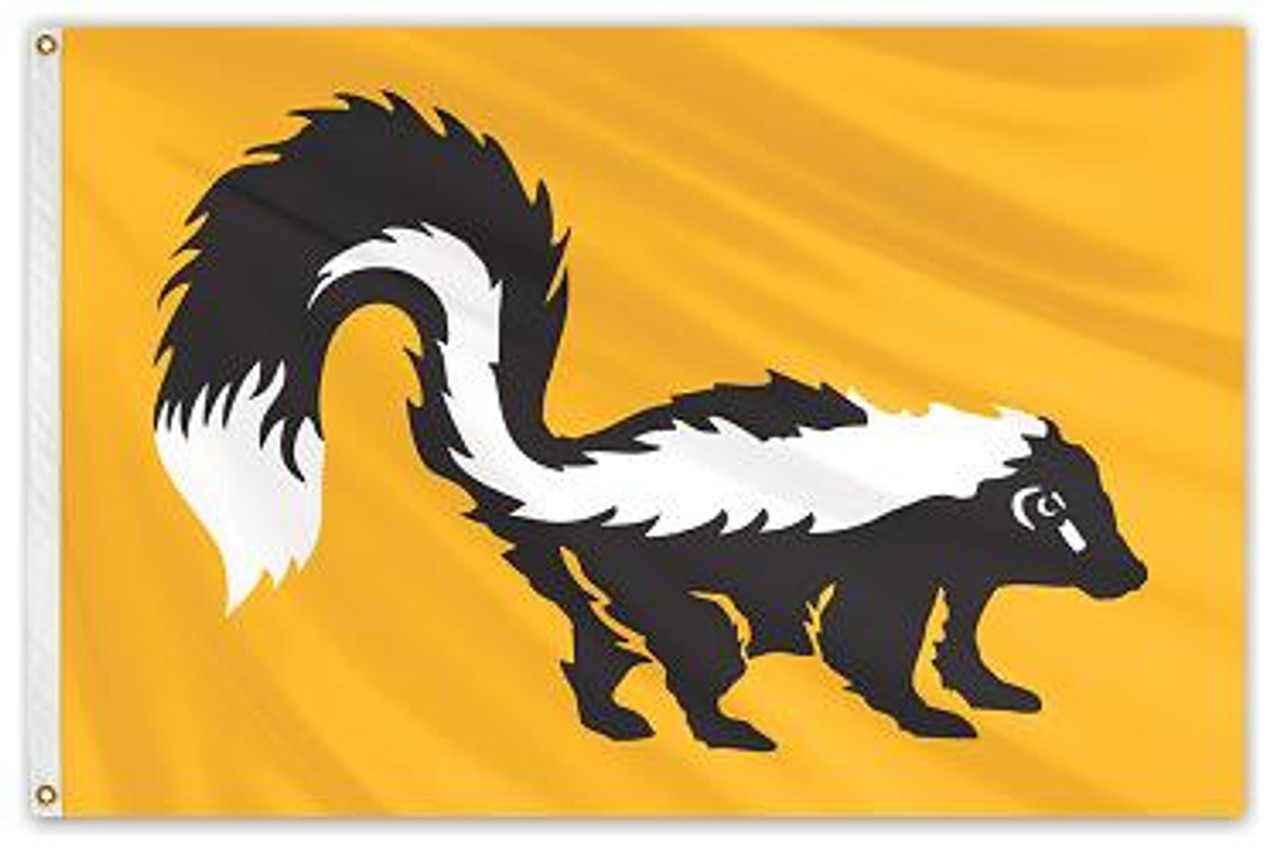 Eder Flag 12"x18" Skunk Boat Flag 