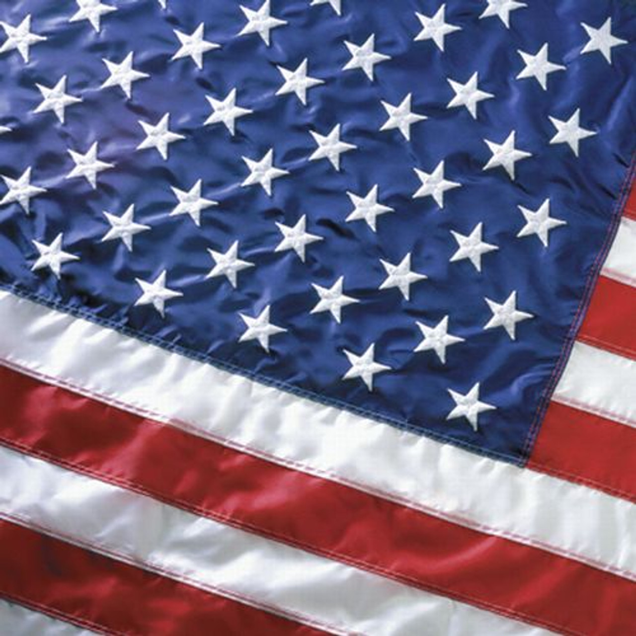 American Flag 8'-11-3/8" X 17' Nylon with Rope & Thimble, GSP3231 (Open Market)