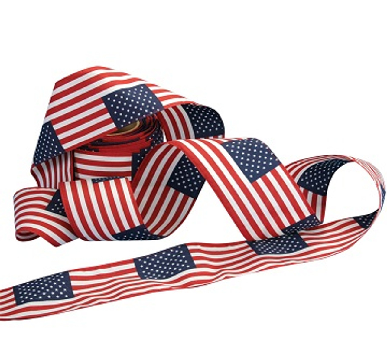 American Flag Pattern Bunting, 4" x 6" Pattern Size, 4" x 21' Overall Length Bunting4x6