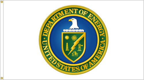 Department of Energy, 5' x 8', Printed Nylon, with Header and Grommets