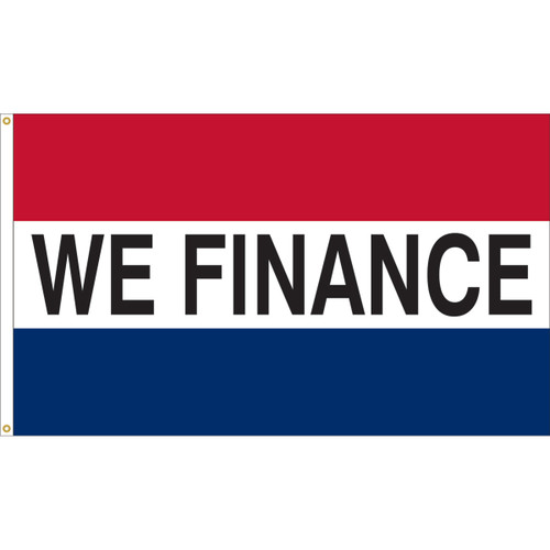 3'x5' Message Flag "WE FINANCE" 3'x5' Message Flag "WE FINANCE"