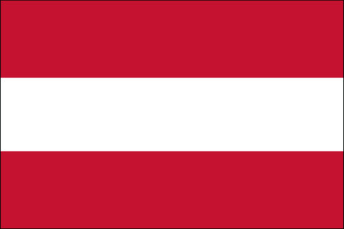 Austria (UN) Outdoor Flag, Nylon with Header & Grommets  - Made in U.S.A.