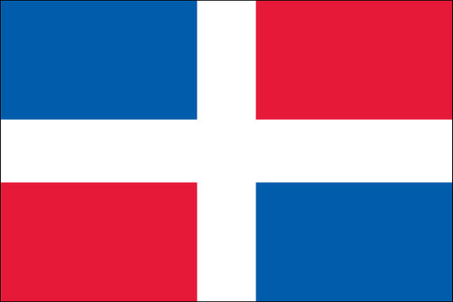 Dominican Republic Outdoor Flag - No Seal
