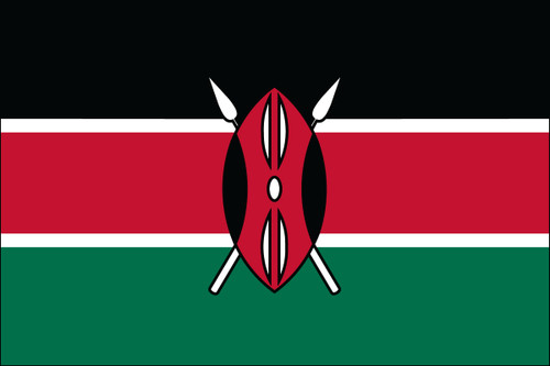 Kenya Outdoor Flag