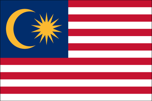 Malaysia Flag (UN) Indoor Nylon - Eagle Mountain Flag