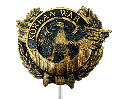 GRAVE MARKER PLASTIC KOREAN EAGLE