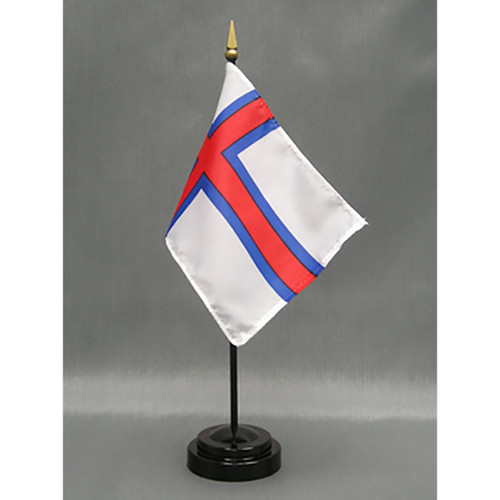 Faroe Islands 4"x6" Stick Flag - 12 Pack Faroe Islands 4"x6" Stick Flag - 12 Pack