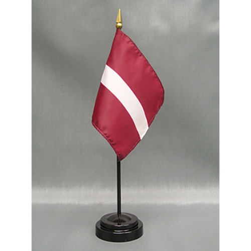 Latvia 4"x6" Stick Flag - 12 Pack Latvia 4"x6" Stick Flag - 12 Pack