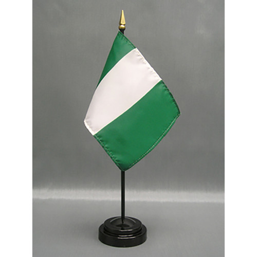 Nigeria 4"x6" Stick Flag - 12 Pack Nigeria 4"x6" Stick Flag - 12 Pack