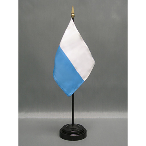 San Marino 4"x6" Stick Flag - 12 Pack