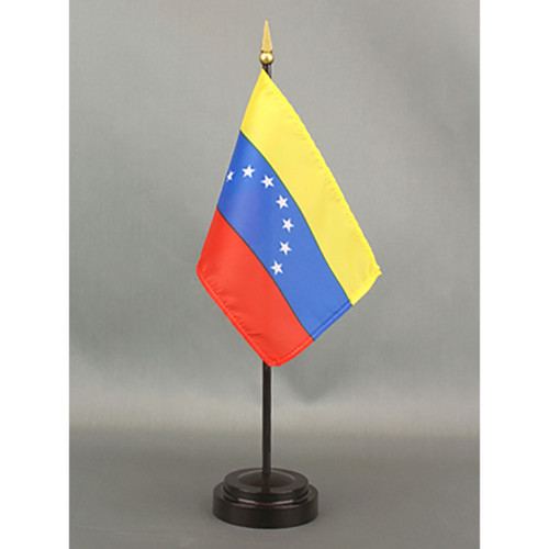 Venezuela 4"x6" Stick Flag - 12 Pack