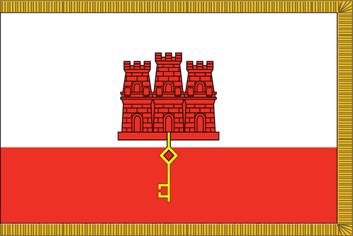 Gibraltar Indoor Flag