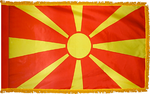 Macedonia Indoor Flag