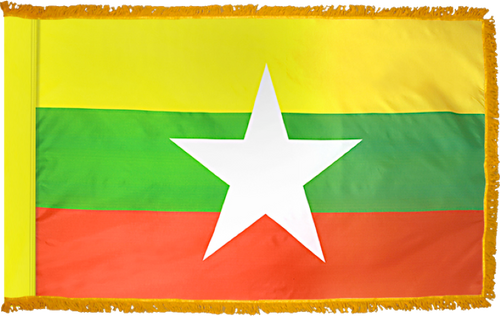 Myanmar Indoor Flag
