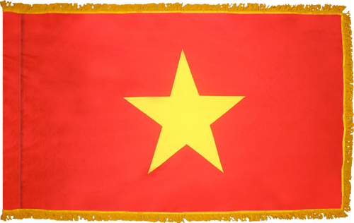 South Vietnam Vietnamese Flag 4"x6" Desk Table Stick sewn edges 